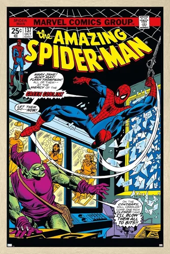 Miniatura 12 de Marvel Comics Spider-Man - Póster de pared Amazing Spider-Man #137, 22.4 pulgadas de largo x 14.7 pulgadas de ancho, versión premium sin marco