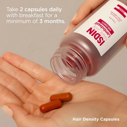 Miniatura 7 de ISDIN Lambdapil Hair Density Capsules: Cápsulas de vitaminas engrosantes del cabello para adelgazar el cabello