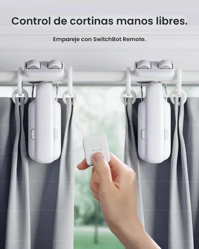Miniatura 3 de SwitchBot 2025 Automatizador de Cortinas con 3 Barras - Control Remoto Bluetooth, Control WiFi y Smartphone, Desempeño Mejorado, Agrega Hub