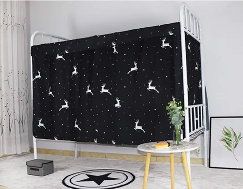 Miniatura 11 de JIAHG - Cortinas para cama individual para alumnos, para cama individual, tienda de campaña, cortinas, mosquiteras, tela opaca, protección contra