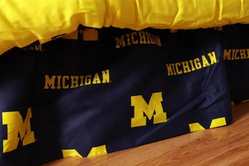 Miniatura 40 de College Covers Everything Comfy Nebraska Cornhuskers - Falda de cama con volantes, tamaño individual