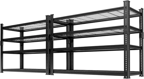 Miniatura 22 de Estantes de almacenamiento resistentes, 60 pulgadas de largo x 24 pulgadas de ancho x 60 pulgadas de alto, carga 2640 libras, estante industrial