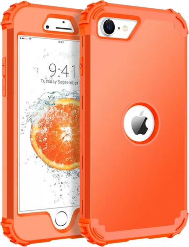 Miniatura 10 de BENTOBEN Funda para iPhone SE 2022 y iPhone SE 2020, resistente 3 en 1, cuerpo completo, resistente, a prueba de golpes, híbrida de policarbonato