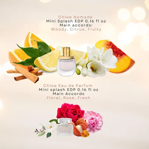 Miniatura 5 de Set de regalo mini de fragancia Chloe para mujer – colección Splash de 4 piezas