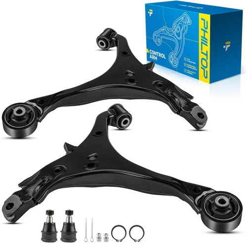 Miniatura 122 de PHILTOP Kit de suspensión delantera de 10 piezas, brazos de control inferiores con juntas de bola, eslabones de extremo de barra estabilizadora