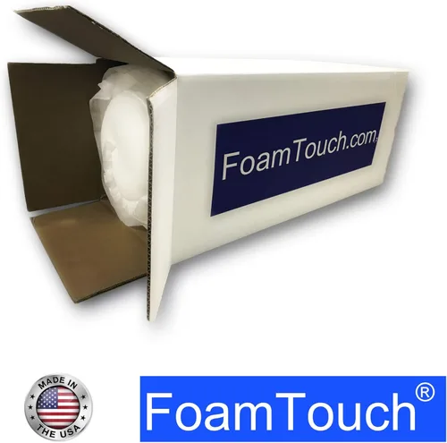 Miniatura 6 de Cojín de espuma de tapicería Foamtouch fabricado en EE. UU., Blanco