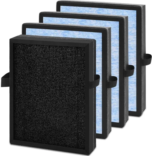 MK04 - Filtro de aire de repuesto compatible con Aroeve MK04 MG04-JH de repuesto para caspa de mascotas, paquete de 4 filtros de repuesto para