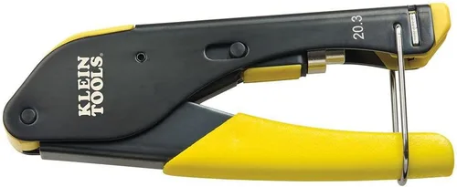 Miniatura 8 de Klein Tools VDV011-852 Kit de instalación coaxial en bolsa moldeada de cadera tiene crimpador, pelacables radiales y cortador de cables