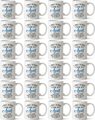 Miniatura 10 de Smile Aunt Uncle Parent (1, 15 oz, azul tío azul)