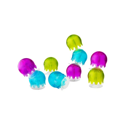 Miniatura 7 de Boon Jellies - Juguetes de baño con ventosa – Juguetes sensoriales para bañera – Juguetes de succión de medusas para la hora del baño – Azul Azul
