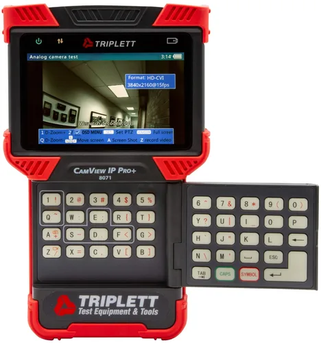 Miniatura 2 de Triplett 8071 CamView IP Pro+ CCTV Cámara Probador con servidor DHCP incorporado - IP, NTSC/PAL, AHD, TVI