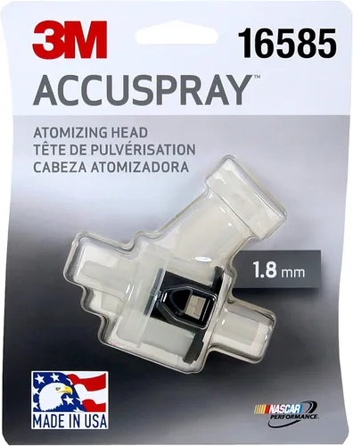 Miniatura 6 de 3M Accuspray Cabeza atomizadora, 16611, Transparente, 1.8 mm, 4 unidades (Paquete de 1), para revestimientos de muy baja a alta viscosidad