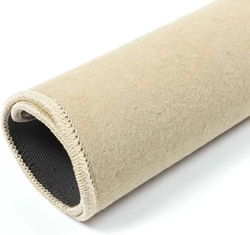 Miniatura 7 de IKON MOTORSPORTS, alfombrilla compatible con Toyota Camry 2012-2017, alfombrillas de nylon beige para el suelo del coche, delanteras y traseras