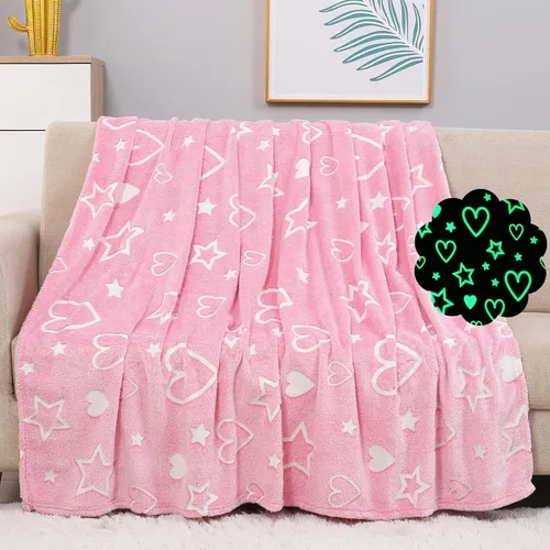 Miniatura 8 de Cloele Manta de juegos que brilla en la oscuridad, regalo de controlador de juegos, juguetes para niños y niños, decoración de habitación