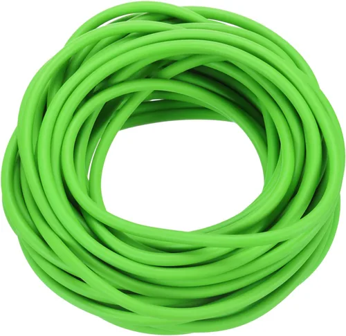 Miniatura 33 de PATIKIL 26 pies (8M) de tubo de goma de látex verde, 1/8 "(3mm) ID x 1/4" (6mm) OD, 1 x tubo de goma