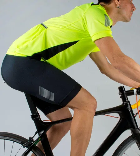 Miniatura 3 de Men's Elite Cycling Jersey High Visibility Performance Bike Jersey Made in USA