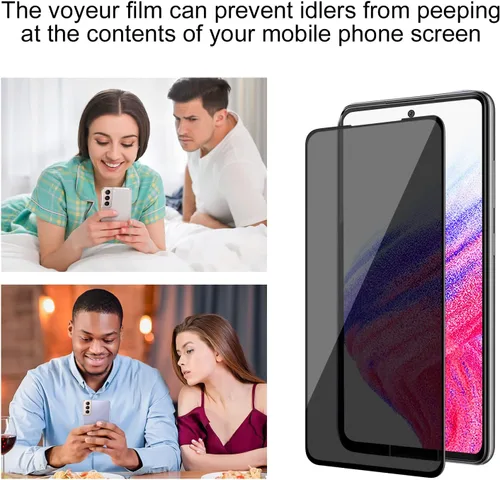 Miniatura 2 de Protector de pantalla de privacidad 2+2 2 + 2 transparentes para Samsung Galaxy S20 FE/ A53 5G/ A51 5G/ A52 4G/ A52 5G / A52s