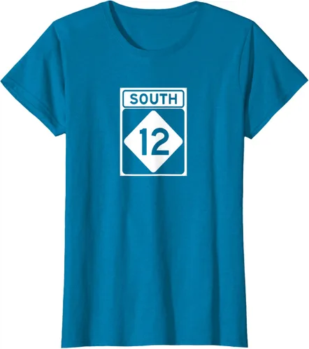 Miniatura 100 de Highway 12 South NC Outer Banks North Carolina Hwy - Camiseta, Negro, S