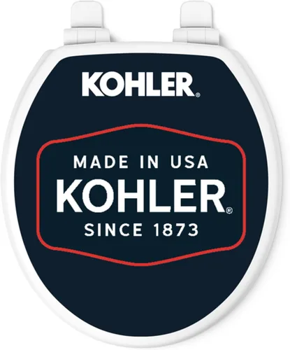 Miniatura 12 de KOHLER Stonewood Quiet-Close, Asiento de inodoro redondo de cierre suave, madera duradera, fácil instalación, ajuste universal, elementos esenciales