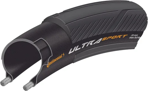 Miniatura 5 de Continental Ultra Sport III - Road Bike Tire Versatile Road Tire with Modern Tread Design - E25 Ebike Rated - PureGrip Negro