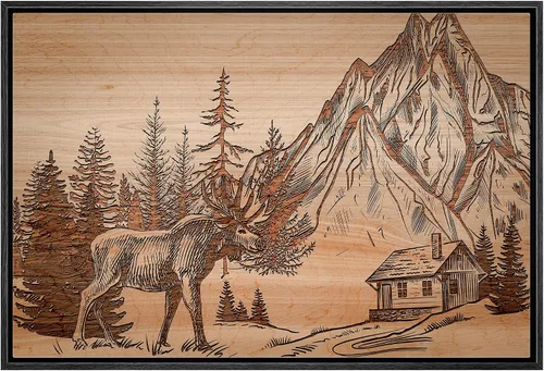 Miniatura 73 de Hermoso lienzo de paisaje, decoración de pared, arte moderno, juegos para el hogar Unicornio (rosa)