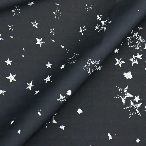 Miniatura 8 de Master FAB - Tela negra 100% de algodón, tela popelina por yarda para coser, manualidades, diseño de moda, estampado floral, tela lavable (negro)