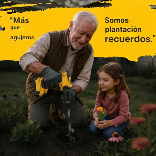 Miniatura 8 de Sproot Broca de Barrena de Jardín para Plantar 1.6x16.5 Pulgadas - Barrena para Sombrillas y Cercas Perforadora de Agujeros para Jardinería
