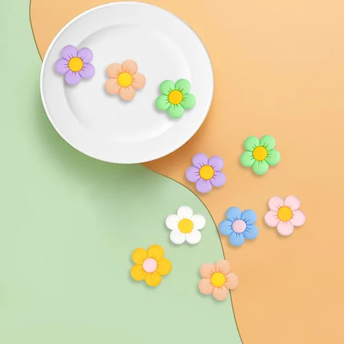 Miniatura 5 de Abalorios decorativos de flores, bonito regalo de margarita para niñas, niños, adolescentes, mujeres y adultos