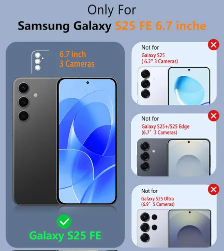 Miniatura 744 de FNTCASE Funda para iPhone 17 Pro: Fundas delgadas translúcidas de color azul claro compatibles con MagSafe, protección completa de la cámara