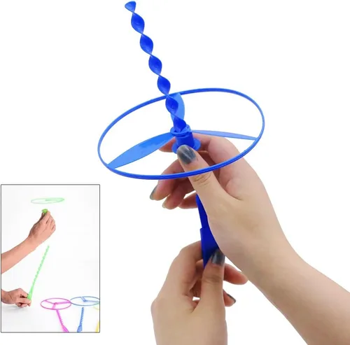 Miniatura 4 de POPLAY 40 juegos de discos voladores de juguetes al aire libre, volante de disco con lanzadores para recuerdos de fiesta, premios de aula, bolsas