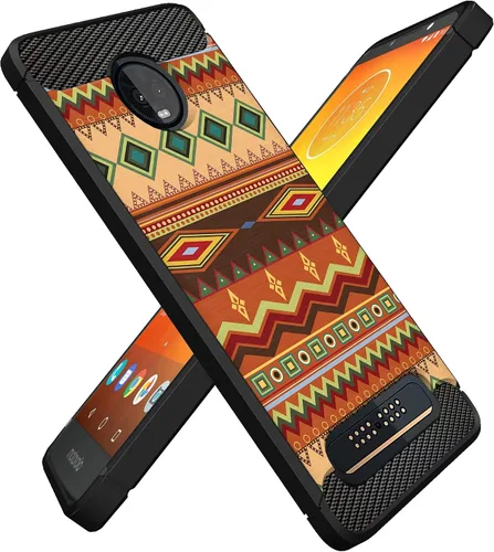Miniatura 4 de CasesOnDeck Funda compatible con [Motorola Moto Z3 Play Moto Z3] Moto Z3 Design, funda delgada negra flexible y elegante protección contra golpes