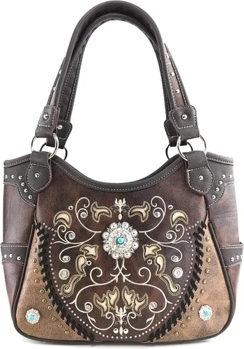 Miniatura 2 de Zelris Spring Bloom Western Concho - Juego de bolso de mano para mujer