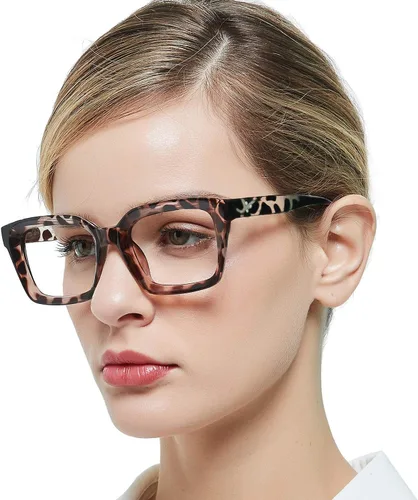 Miniatura 2 de MARE AZZURO Gafas de lectura para mujeres, lector elegante, lentes duraderos 0 1.0 1.25 1.5 1.75 2.0 2.25 2.5 2.75 3.0 3.5 4.0 5.0 6.0 (Demi, 200)