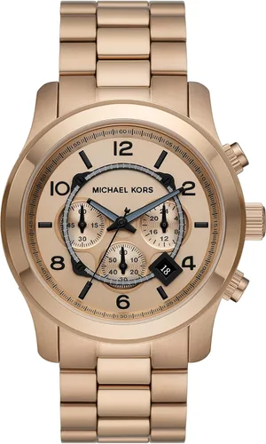Miniatura 22 de Michael Kors Runway - Reloj cronógrafo de acero inoxidable para hombre con correa de acero o silicona