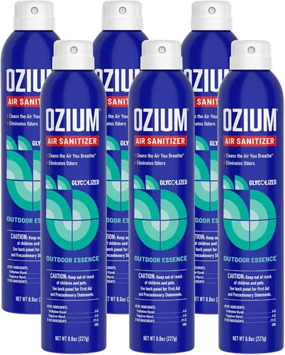 Miniatura 26 de Ozium A807035-3 - Desinfectante de aire y eliminador de olores para hogares, automóviles, oficinas y más, aroma a vainilla, paquete de 3