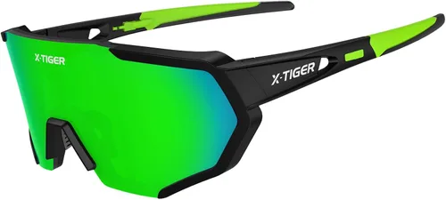 X-TIGER Gafas de sol deportivas polarizadas para hombres y mujeres, gafas de ciclismo, béisbol, correr, pesca, MTB UV400