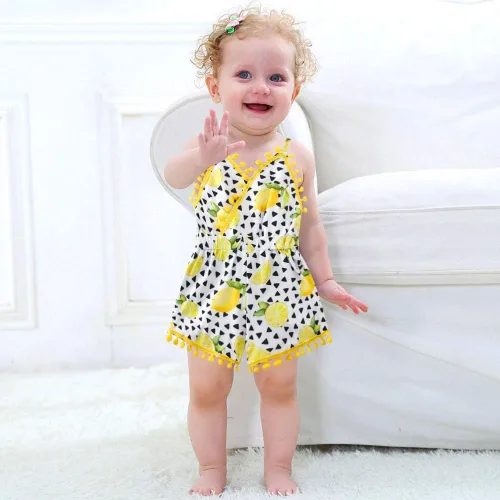Miniatura 23 de UNICOMIDEA 6M-3T Traje sin espalda para bebé niña traje mameluco con diadema