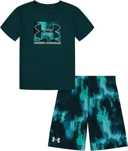 Miniatura 148 de Under Armour baby-girls Ua Terrazzo Leopard Heart SetShort Set