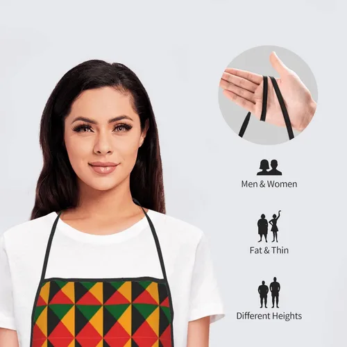 Miniatura 7 de I Am Black History Mes Delantal Ajustable Adulto Chef Cocina Babero Para Cocinar Hornear