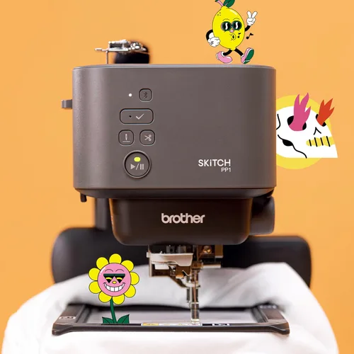 Miniatura 7 de Máquina de bordar de aguja única Brother Skitch alimentada por la aplicación móvil Artspira requerida, área de bordado de 4 pulgadas x 4 pulgadas