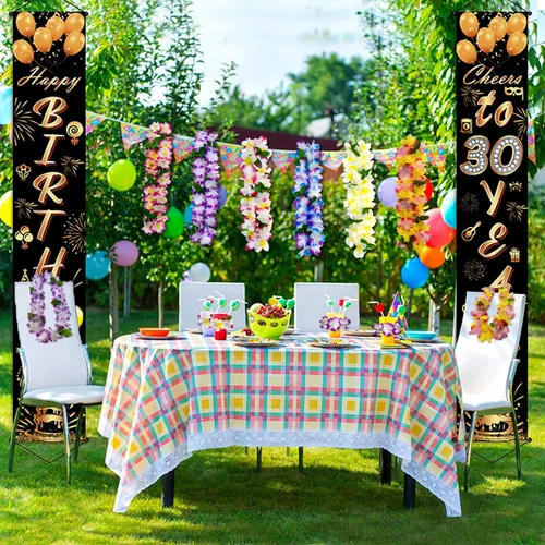 Miniatura 7 de GoodUping 18 unidades de collares hawaianos Leis, pinzas para el pelo con flores, diademas y pulseras, suministros esenciales para fiestas Luau