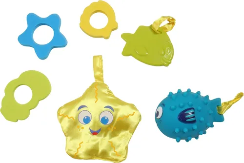 Miniatura 9 de Swimways Primavera Flotador Sun Canopy Incluye 5 ata juguetes para bebés y reutilizable bolsa de transporte