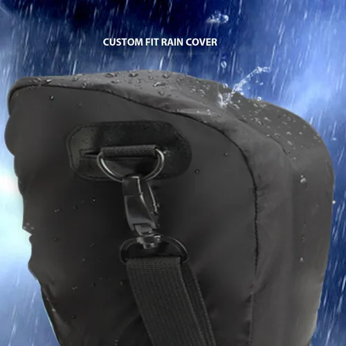 Miniatura 10 de USA GEAR Bolsa compacta para guardar cámara con cobertor para lluvia y correa para hombro