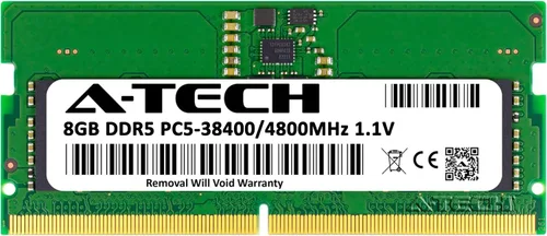 Miniatura 2 de A-Tech 8 GB de RAM compatible con Acer Nitro 5 AN515-46 Gaming Laptop DDR5 4800 MHz PC5-38400 SODIMM 1.1V 262 pines no ECC SO-DIMM Actualización