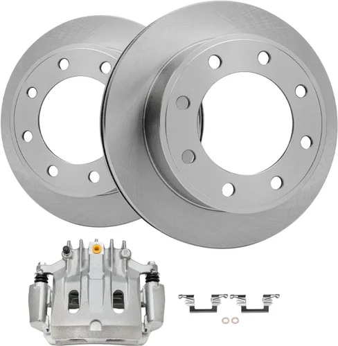 Miniatura 11 de Detroit Axle - Kit de freno delantero para Dodge Ram 1500 2009-2018 Durango Chrysler Aspen 2009-2018 Rotores de freno de disco Pinza con soporte