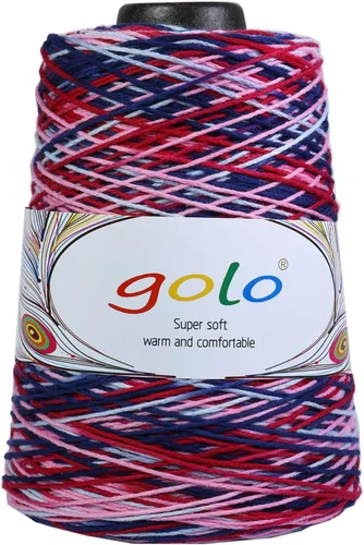 Miniatura 21 de golo Hilo de cono de lana para tejer 8.8oz 400yd 100% hilo de lana para tejer a mano 401-Blanco