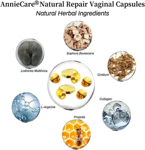 AnnieCare - Productos de desintoxicación instantánea antipicazón SLI-mming, cápsulas Annie Care, reparación reafirmante y cápsulas naturales rosas y