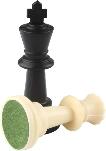 Miniatura 8 de Andux Juego de Ajedrez Piezas de Ajedrez y Tablero Rollable QPXQ-01 (Negro, 13.8x13.8 in)