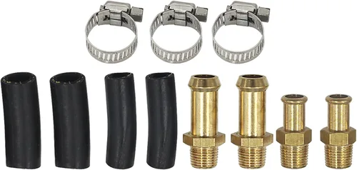 Miniatura 5 de Regulador de Presión de Combustible Manual Ajustable de 1-5 PSI para Carburador Kit de Bomba de Combustible con Manómetro de Presión de 0-15 PSI