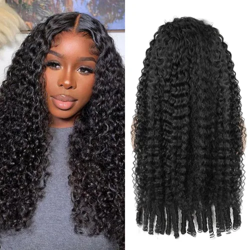 Miniatura 12 de CHEETAHBEAUTY Pelucas de cabello humano brasileño ondulado profundo #4 marrón chocolate 13X6 HD de encaje frontal transparente grado 10A rizado